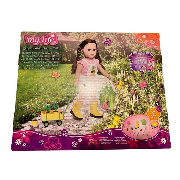 My Life As Gardening Play Set 2017 21 Piece Doll Accessories Gift Toys Christmas - Picture 2 of 10